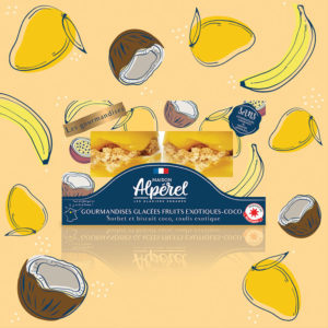 Gourmandises glacées Fruits exotiques - Coco