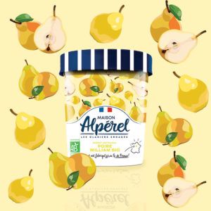 Sorbet artisanal Poire Williams Bio