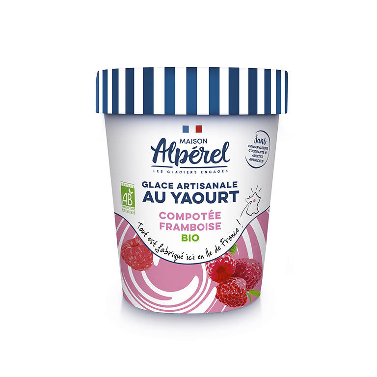 Sorbet à la Framboise, 51% de fruits